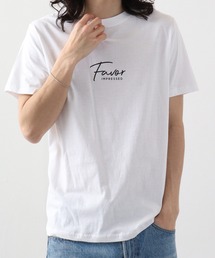 スモールロゴプリント半袖クルーTシャツ