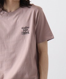 スモールロゴプリント半袖クルーTシャツ