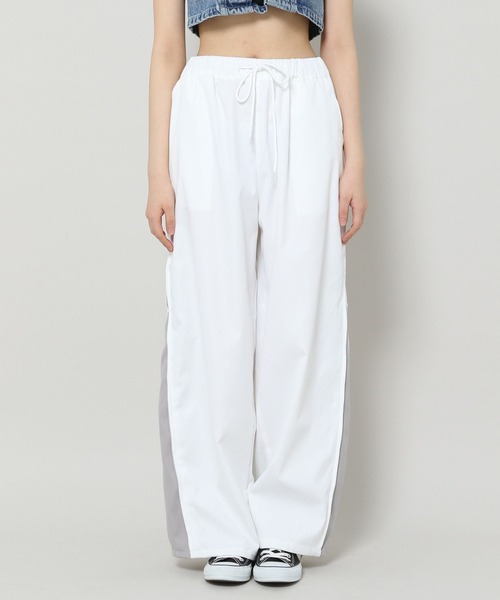 3.3 Field Trip （3.3フィールドトリップ）の「3.3 Field Trip／サイドZIPパンツ（カーゴパンツ・レディース・ブラック/アイボリー・FREE）」の20枚目の写真