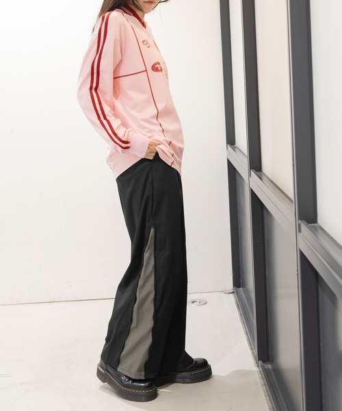 3.3 Field Trip （3.3フィールドトリップ）の「3.3 Field Trip／サイドZIPパンツ（カーゴパンツ・レディース・ブラック/アイボリー・FREE）」の3枚目の写真