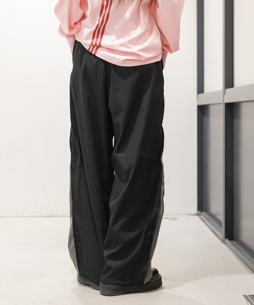 3.3 Field Trip （3.3フィールドトリップ）の「3.3 Field Trip／サイドZIPパンツ（カーゴパンツ・レディース・ブラック/アイボリー・FREE）」の7枚目の写真
