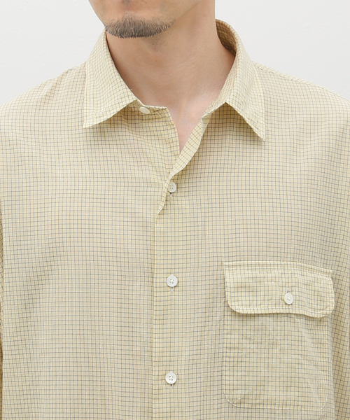 Kaptain Sunshine(キャプテン サンシャイン)の「KAPTAIN SUNSHINE / CPO Shirt KS24SSH11(シャツ/ブラウス・メンズ・マスタード・LARGE/X-LARGE)」の14枚目の写真