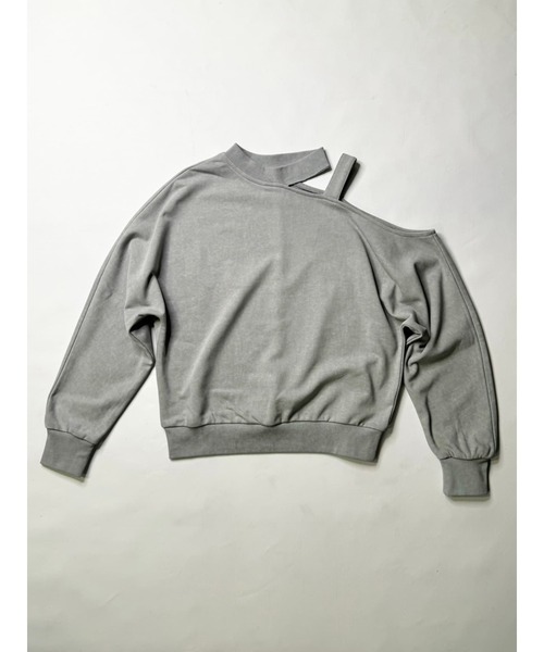 EGOIST（エゴイスト）の「カットアウトスウェットトップス（スウェット・レディース・ベージュ/ピンク/ブルー・FREE）」の18枚目の写真