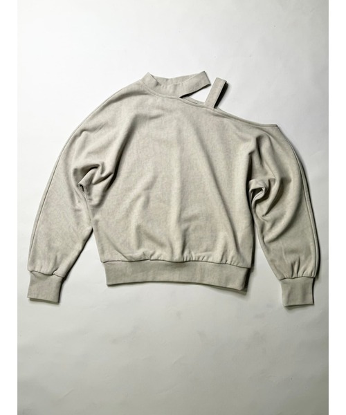 EGOIST（エゴイスト）の「カットアウトスウェットトップス（スウェット・レディース・ベージュ/ピンク/ブルー・FREE）」の20枚目の写真