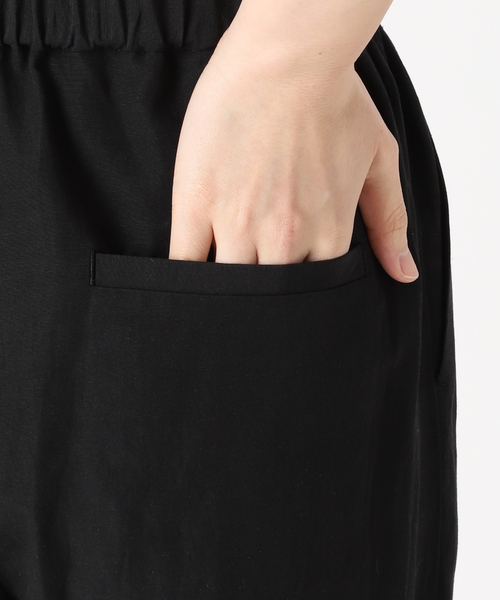 journal standard L'essage（ジャーナルスタンダードレサージュ）の「VISリネンタックイージーパンツ（その他パンツ・レディース・ブラック/ホワイト/ブラウン・36/38）」の10枚目の写真