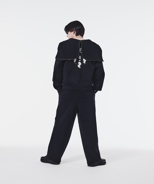 tk.TAKEO KIKUCHI(ティーケータケオキクチ)の「◆K'Project by Aoi Composer Embroidery Pants(その他パンツ・メンズ・チャコールグレー/ブラック・02/03)」の14枚目の写真