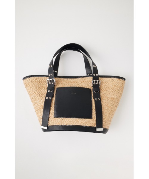 MOUSSY（マウジー）の「RAFFIA トートバッグ（かごバッグ・レディース・ベージュ・FREE）」の11枚目の写真