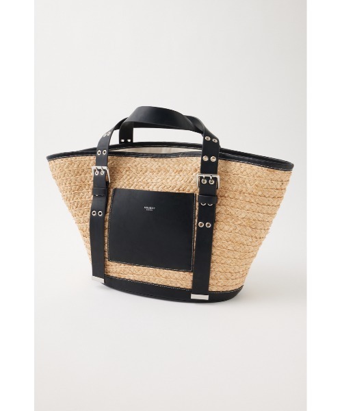 MOUSSY（マウジー）の「RAFFIA トートバッグ（かごバッグ・レディース・ベージュ・FREE）」の10枚目の写真