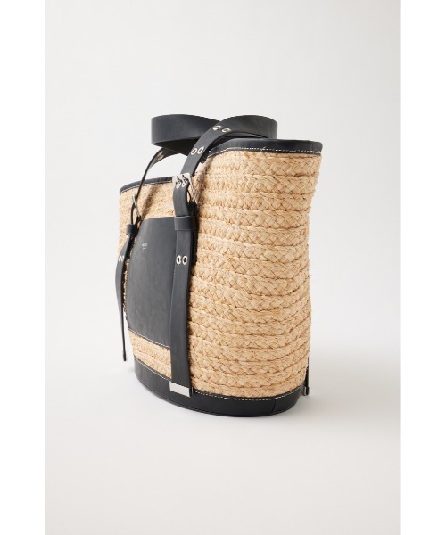 MOUSSY（マウジー）の「RAFFIA トートバッグ（かごバッグ・レディース・ベージュ・FREE）」の9枚目の写真