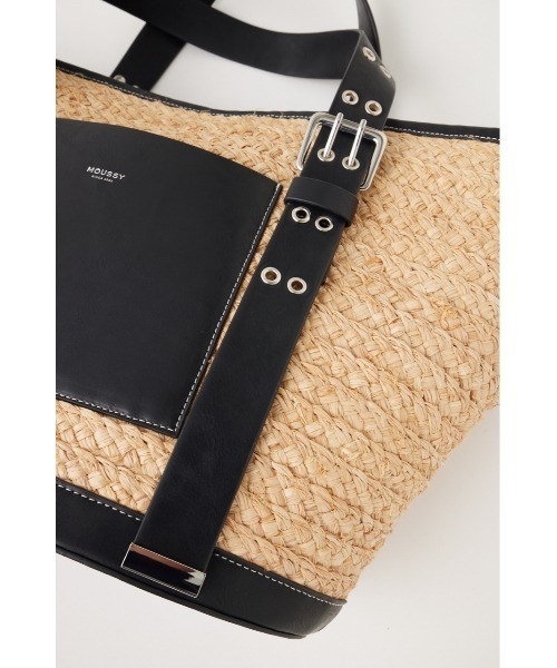 MOUSSY（マウジー）の「RAFFIA トートバッグ（かごバッグ・レディース・ベージュ・FREE）」の7枚目の写真