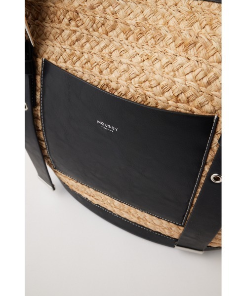 MOUSSY（マウジー）の「RAFFIA トートバッグ（かごバッグ・レディース・ベージュ・FREE）」の6枚目の写真
