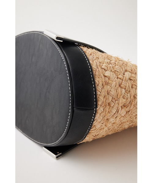 MOUSSY（マウジー）の「RAFFIA トートバッグ（かごバッグ・レディース・ベージュ・FREE）」の4枚目の写真