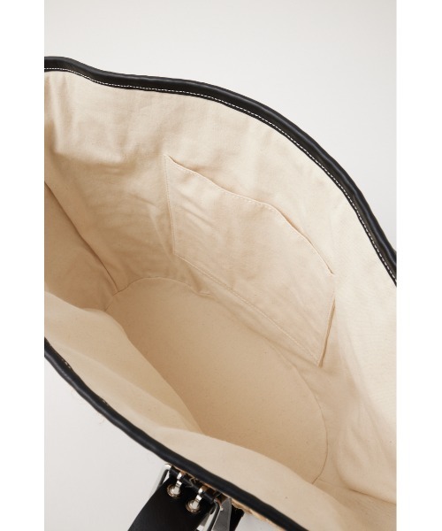 MOUSSY（マウジー）の「RAFFIA トートバッグ（かごバッグ・レディース・ベージュ・FREE）」の3枚目の写真