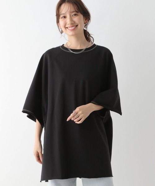 LEPSIM（レプシィム）の「ラグラン配色ステッチチュニック