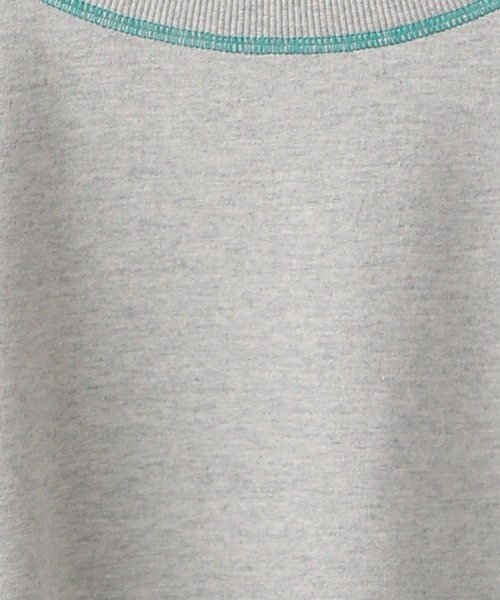 セール】ラグラン配色ステッチチュニック 115971（Tシャツ