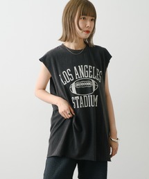 WHIMSIC | 【UNISEX】ロゴプリントスリーブレスTシャツ(ベスト)