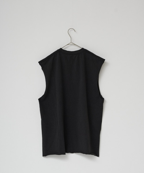 WHIMSIC（ウィムジック）の「【UNISEX】ロゴプリントスリーブレスTシャツ（ベスト・メンズ・ホワイト系その他/ブラック系その他/ホワイト系その他2/ブラック系その他2/ホワイト/ホワイト系その他3/ブラック/ブラック系その他3・FREE）」の10枚目の写真