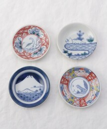 212 KITCHEN STORE（トゥワントゥキッチンストア）の「しあわせ図鑑(まめ皿4枚セット） ＜江戸っ子恐竜 ＞（食器）」