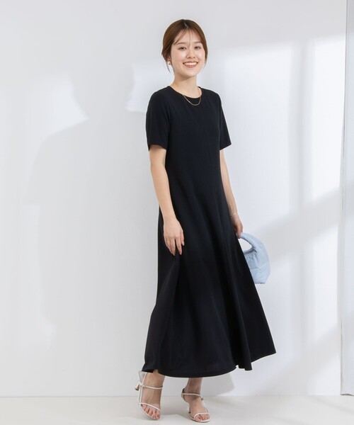 ノーリーズソフィー　ロングフレアワンピース NOLLEY'S Sophi（ノーリーズソフィ）の「カットジョーゼット