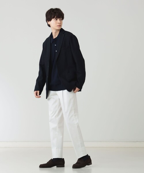 B:MING by BEAMS(ビーミングバイビームス)の「NOMAD チノ ストレッチ 1プリーツ スラックス(スラックス・メンズ・ホワイト・SMALL/MEDIUM/LARGE/X-LARGE)」の3枚目の写真