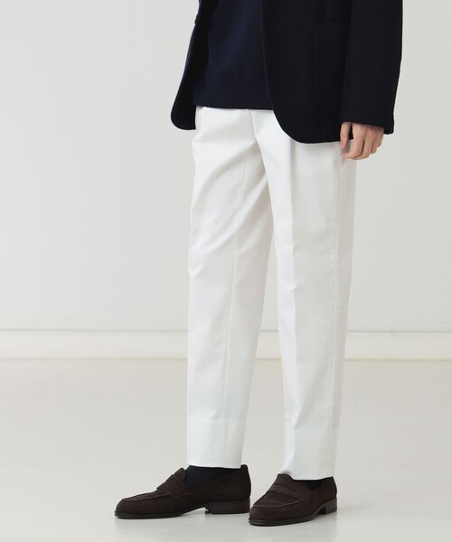 B:MING by BEAMS(ビーミングバイビームス)の「NOMAD チノ ストレッチ 1プリーツ スラックス(スラックス・メンズ・ホワイト・SMALL/MEDIUM/LARGE/X-LARGE)」の6枚目の写真