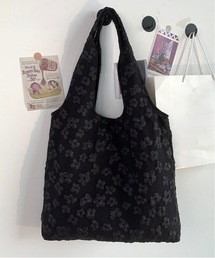 【OKUOKU 0909】フラワーデザイン ショルダートートバッグ oku-bag-674864149643-14 Y【RBTS】
