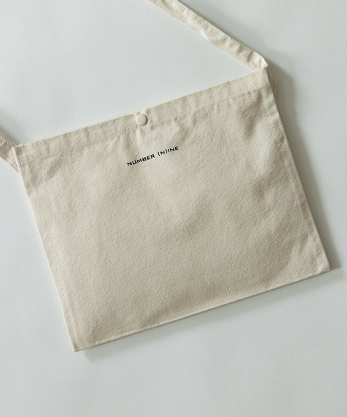 NUMBER (N)INE(ナンバーナイン)の「U.S. (N)INE CANVAS MINI SHOULDER BAG / ユー エス ナイン キャンバス ミニショルダーバッグ サコッシュ(ショルダーバッグ・メンズ・ブラック/アイボリー/ライトグレー・FREE)」の21枚目の写真