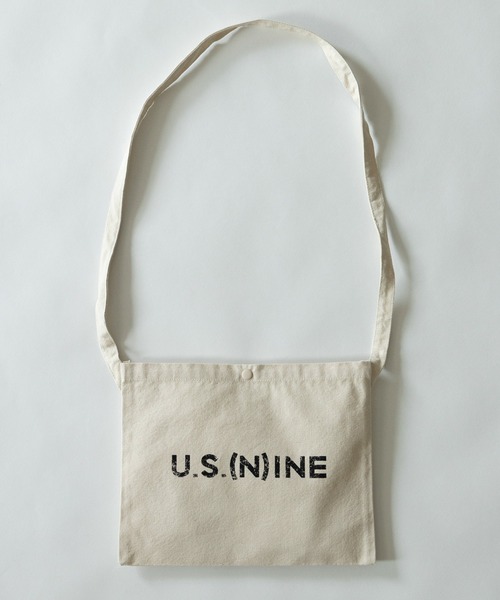 NUMBER (N)INE(ナンバーナイン)の「U.S. (N)INE CANVAS MINI SHOULDER BAG / ユー エス ナイン キャンバス ミニショルダーバッグ サコッシュ(ショルダーバッグ・メンズ・ブラック/アイボリー/ライトグレー・FREE)」の20枚目の写真