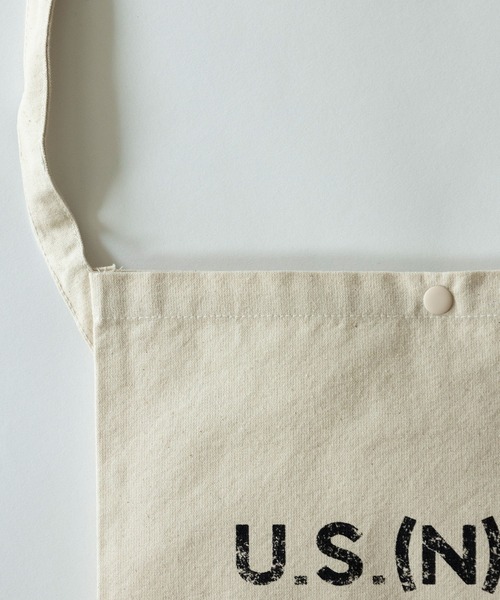 NUMBER (N)INE(ナンバーナイン)の「U.S. (N)INE CANVAS MINI SHOULDER BAG / ユー エス ナイン キャンバス ミニショルダーバッグ サコッシュ(ショルダーバッグ・メンズ・ブラック/アイボリー/ライトグレー・FREE)」の17枚目の写真