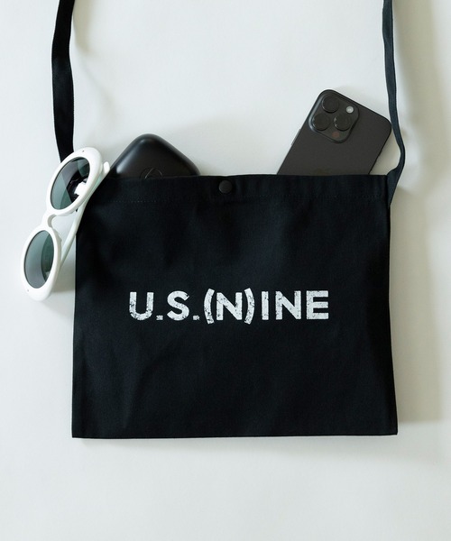 NUMBER (N)INE(ナンバーナイン)の「U.S. (N)INE CANVAS MINI SHOULDER BAG / ユー エス ナイン キャンバス ミニショルダーバッグ サコッシュ(ショルダーバッグ・メンズ・ブラック/アイボリー/ライトグレー・FREE)」の19枚目の写真