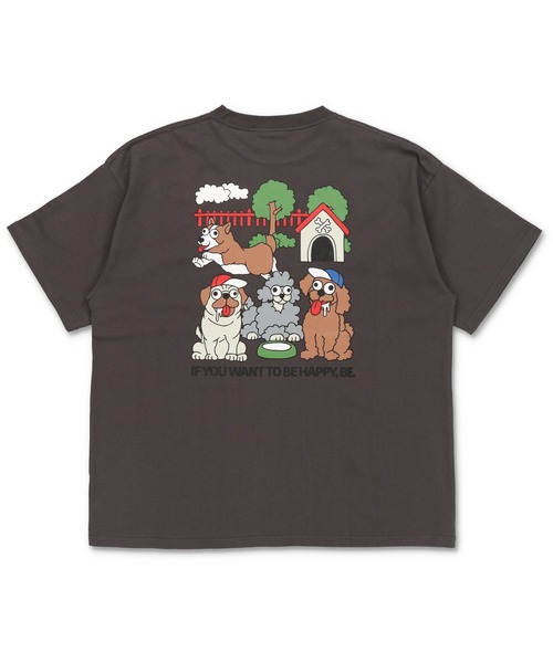 サンリオ ウサハナ スピンズ SPINNS ビッグTシャツ 半袖 ブラック ウサハナ ビッグT Tシャツ スピンズ サンリオ 平成 Y2K - メルカリ
