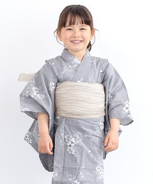 SOUBIEN(ソウビエン)のキッズ浴衣2点セット (浴衣+帯) 子ども 100/110/120/130cm(浴衣)