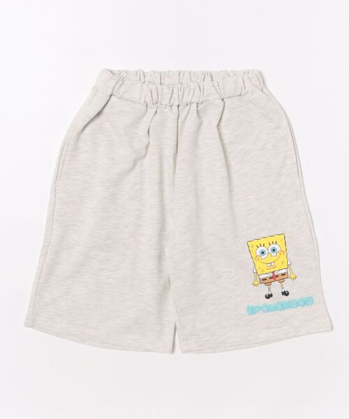 JEANS MATE（ジーンズメイト）の「【スポンジ・ボブ】 ミニ裏毛ショートパンツ（その他パンツ・メンズ・ブラック/オフホワイト/杢グレー・SMALL/MEDIUM/LARGE/X-LARGE）」の4枚目の写真