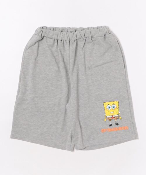 JEANS MATE（ジーンズメイト）の「【スポンジ・ボブ】 ミニ裏毛ショートパンツ（その他パンツ・メンズ・ブラック/オフホワイト/杢グレー・SMALL/MEDIUM/LARGE/X-LARGE）」の5枚目の写真