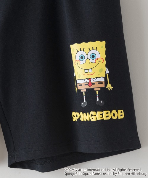 JEANS MATE（ジーンズメイト）の「【スポンジ・ボブ】 ミニ裏毛ショートパンツ（その他パンツ・メンズ・ブラック/オフホワイト/杢グレー・SMALL/MEDIUM/LARGE/X-LARGE）」の7枚目の写真