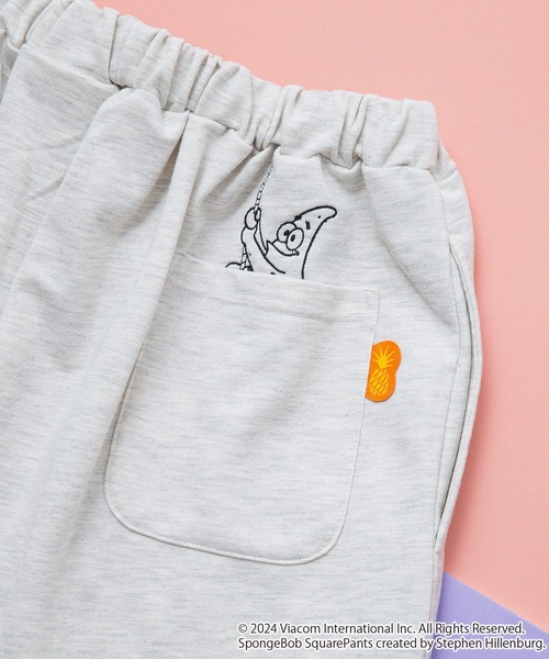 JEANS MATE（ジーンズメイト）の「【スポンジ・ボブ】 ミニ裏毛ショートパンツ（その他パンツ・メンズ・ブラック/オフホワイト/杢グレー・SMALL/MEDIUM/LARGE/X-LARGE）」の11枚目の写真