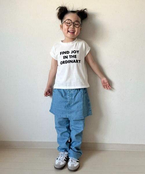 CIAOPANIC TYPY(チャオパニックティピー)の「【KIDS】デニムスカパン(デニムパンツ・キッズ・ブルー/ブルー系その他・SMALL/MEDIUM/LARGE/X-LARGE/XX-LARGE)」の5枚目の写真