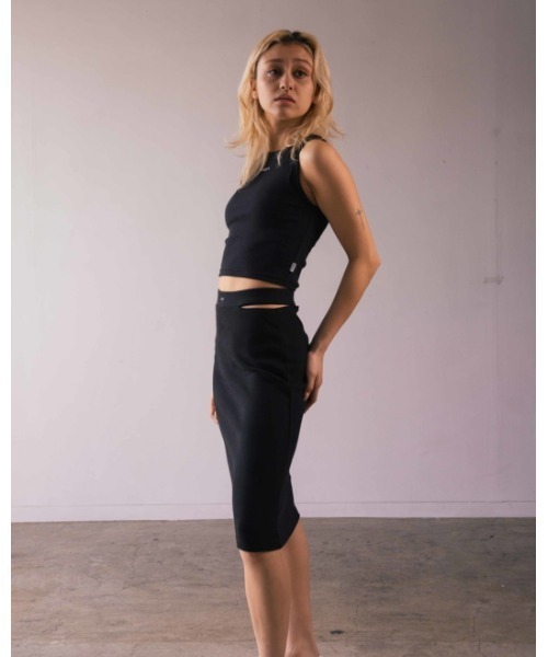 RVCA(ルーカ)の「RVCA レディース MINI RVCA RIB SKIRT スカート 【2024年夏モデル】/ルーカストレッチリブスカート(スカート・レディース・ブラック/アイボリー/ブラウン・MEDIUM/SMALL)」の11枚目の写真