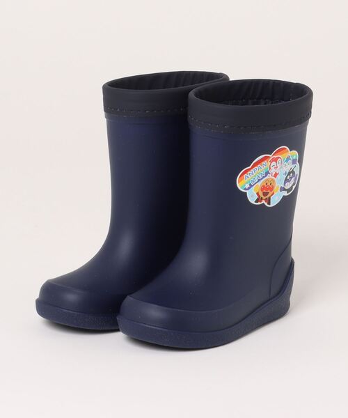 MoonStar（ムーンスター）の「【MoonStar／ムーンスター】ロンプ C66 アンパンマン キッズレインブーツ（レインシューズ・キッズ・ピンク/ネイビー・19.0cm/18.0cm/17.0cm/16.0cm/15.0cm/14.0cm/13.0cm）」の2枚目の写真