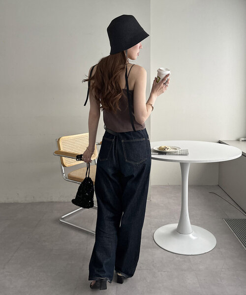 DISCOAT（ディスコート）の「リボン付きベルハット（ハット・レディース・ベージュ/ブラック・FREE）」の10枚目の写真