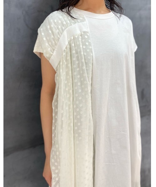 ZUCCa（ズッカ）の「(S)オパールドットジャージィー / S（ワンピース・レディース・ブラック/ネイビー/ホワイト・M size）」の21枚目の写真