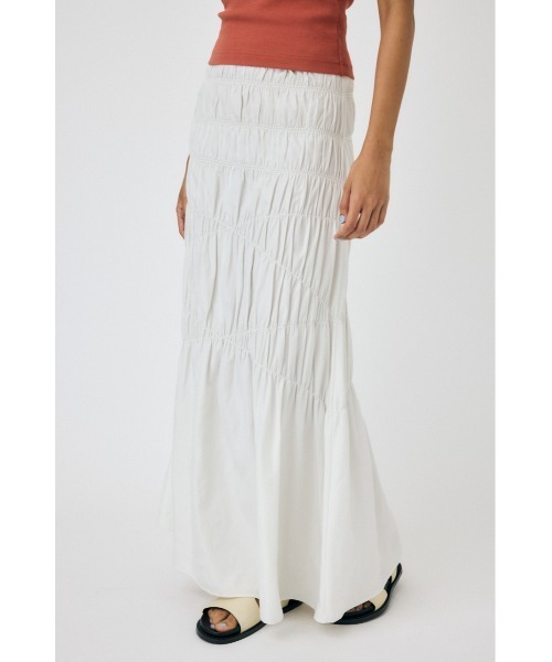 MOUSSY(マウジー)の「CROSS GATHER スカート(スカート・レディース・ブラック/オフホワイト/ブルー・1/2)」の22枚目の写真