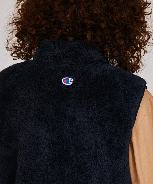 Champion(チャンピオン)の「【Champion/チャンピオン】キッズ ベーシック ジップベスト(ベスト・キッズ・ブラック/ダークネイビー/ダークブラウン・100/110/120/130/140/150/160)」の7枚目の写真