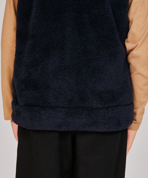 Champion(チャンピオン)の「【Champion/チャンピオン】キッズ ベーシック ジップベスト(ベスト・キッズ・ブラック/ダークネイビー/ダークブラウン・100/110/120/130/140/150/160)」の8枚目の写真