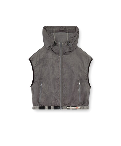 DIESEL（ディーゼル）の「レディース ジャケット フーディーベスト 