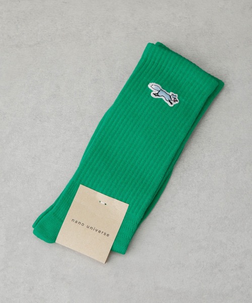 PENNEYS(ぺニーズ)の「PENNEYS/「PENNEYS別注」ワンポイントカラーソックス(ソックス/靴下・メンズ・ホワイト/ブルー/グリーン・FREE)」の3枚目の写真