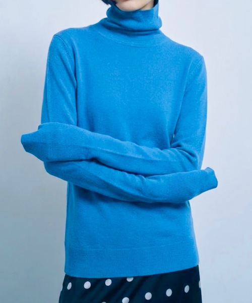 yae(ヤエ)の「【Best-Seller】 Super long sleeve rib knit / 【定番】スーパーロングスリーブリブニット(ニット/セーター・レディース・グレー/ブラック/レッド/ピンク/ブルー/ライトブルー/ベビーピンク・FREE)」の4枚目の写真