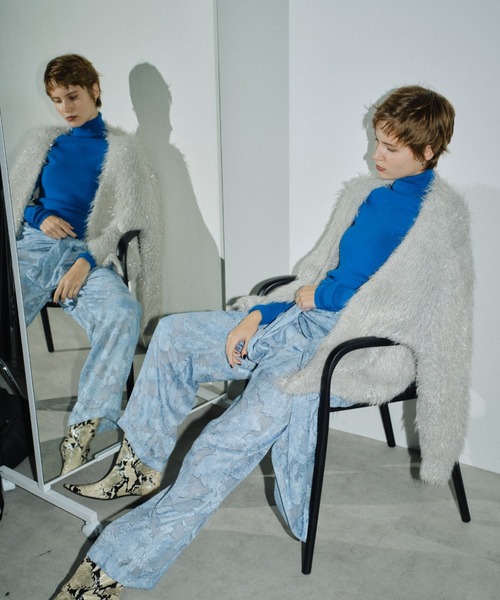 yae（ヤエ）の「Super long sleeve rib knit / スーパーロングスリーブリブニット（ニット/セーター・レディース・グレー/ブラック/レッド/ピンク/ブルー・FREE）」の20枚目の写真