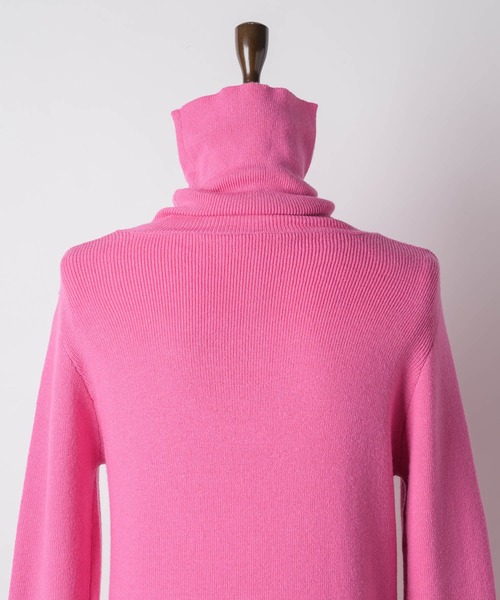 yae（ヤエ）の「Super long sleeve rib knit / スーパーロングスリーブリブニット（ニット/セーター・レディース・グレー/ブラック/レッド/ピンク/ブルー・FREE）」の16枚目の写真