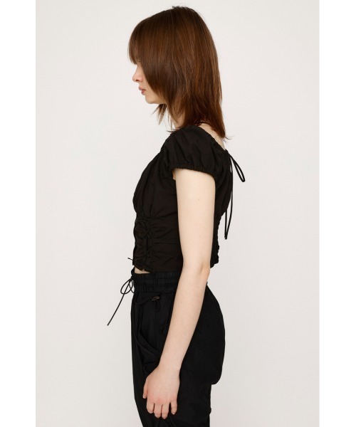SLY(スライ)の「FRONT LACE UP BL フロント レース アップ ブラウス(シャツ/ブラウス・レディース・ブラウン/オフホワイト/ブラック・FREE)」の20枚目の写真
